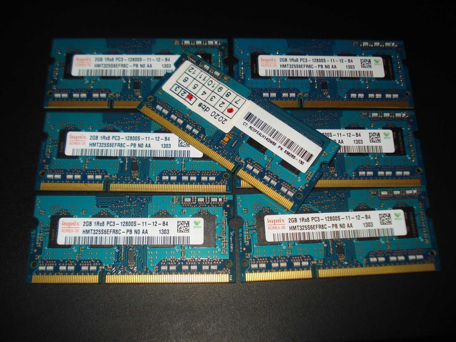 memorie ram hynix sodimm laptop 2gb 1rx8 pc3 12800s 1600mhz