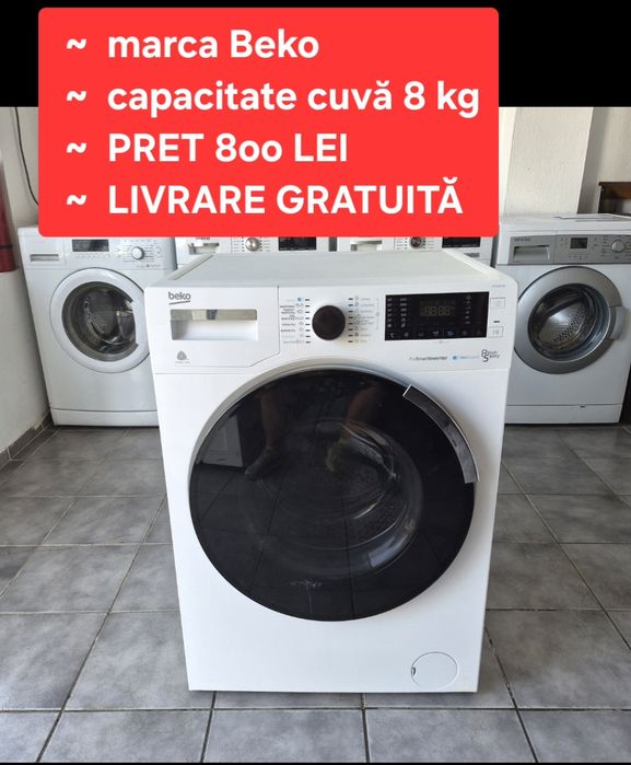 Masina de spalat Beko 8 kg.