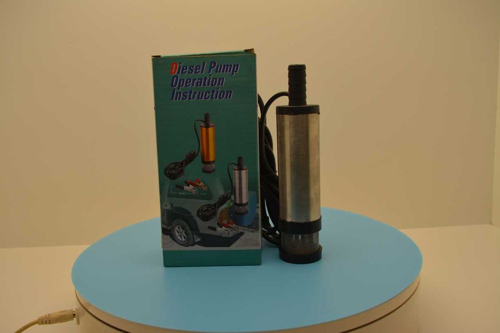 Mini pompă pentru transfer motorină  uleiuri 12 V 60W 15 litrimin  Pompa pentru lichide  12 V motorină ulei motor apa  vinuri submersibil Ø 37 cm  Pom