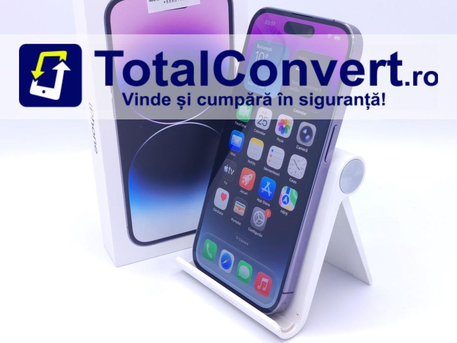 Apple iPhone 14 Pro 256GB Deep Purple 6GB, Garantie 24 luni | #D88867