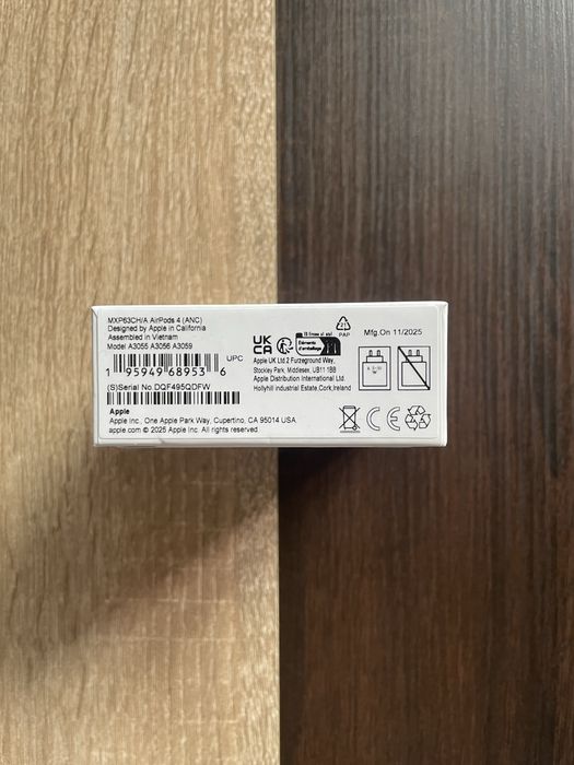 Casti Apple AirPods Gen4 (ANC)