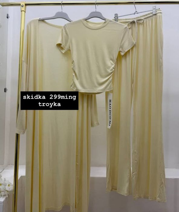 Trenddagi abayali troyka