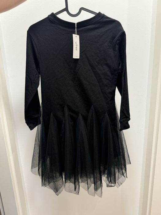 Rochie neagră pentru fetițe/adolescente nouă cu etichetă