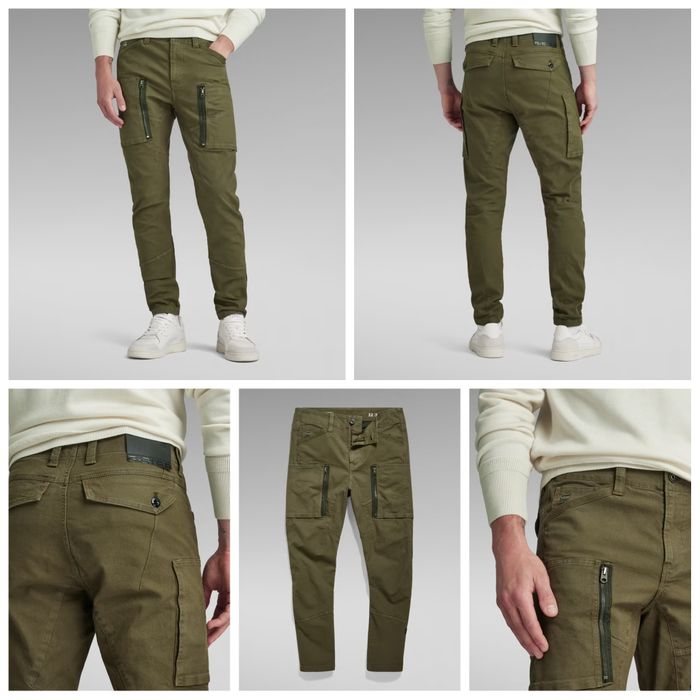 Оригинален панталон G-star Raw Zip 3D W33 W34 W38 нов карго