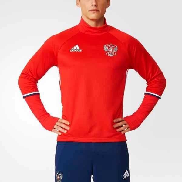 Адидас Русия Adidas Russia футболна тренировъчна блуза фланела  XS