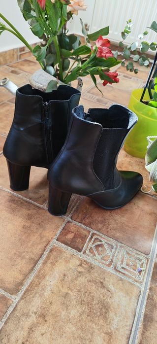 Botine piele naturală