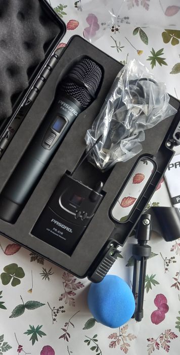 Микрофон PASGAO, PASGAO PR 51 Handheld, Безжичен, за видеокамера