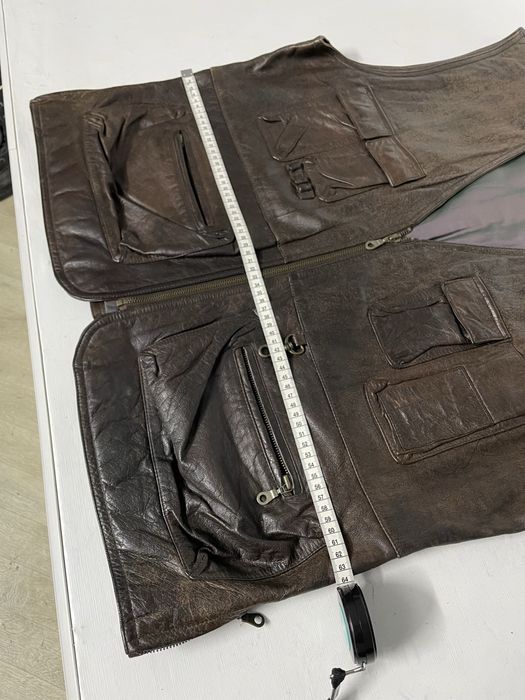 Vesta moto din piele XXL /60