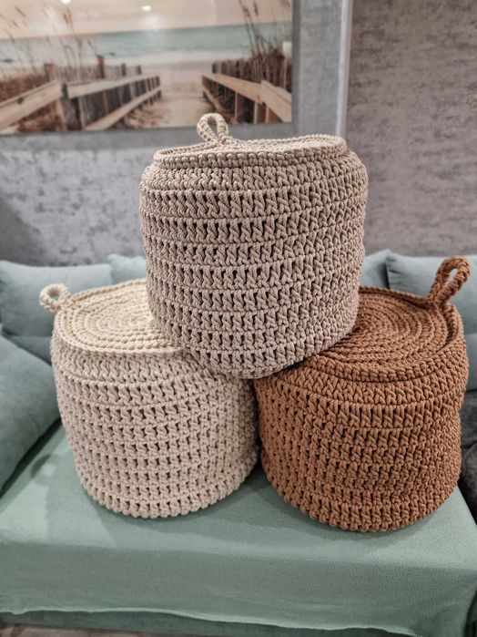 Пуф Макраме за плаж , бар , ресторант или градина