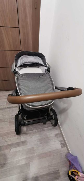 Бебешка количка 2в1 NEXТ - ESPIRO - сива, на повече от двойно по-ниска цена
