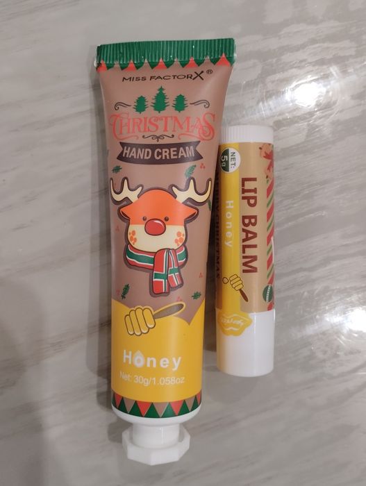 Коледни Крем за ръце и гланц за устни