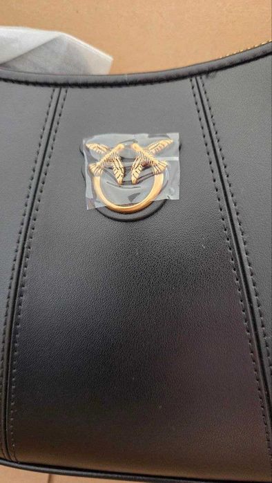 PINKO Дамска чанта Love Mini Half Moon Simply