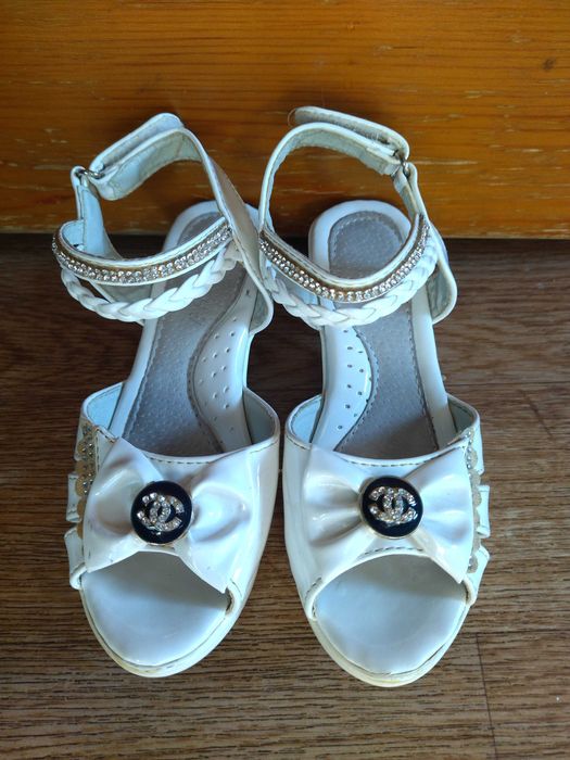 Туфли белые 17,5-18 см