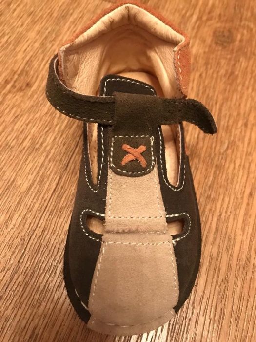 Сандали замшевые, НОВЫЕ,