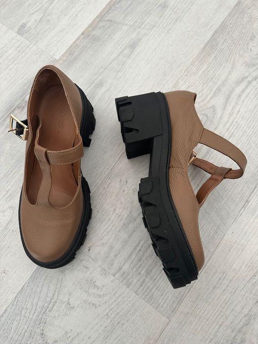 Pantofi de piele naturala Dasha, nr 37