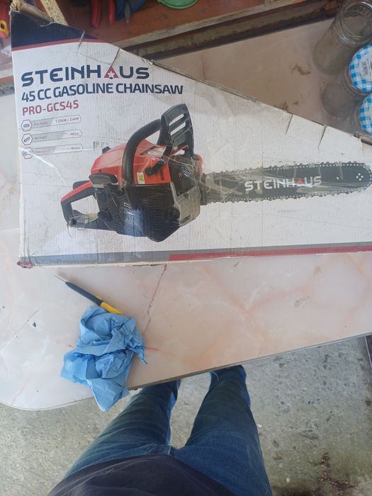 Vând drujba STEINHAUS PRO-GCS45 pe benzină