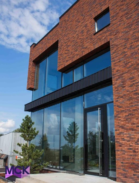 Остекление фасадов зданий в Ташкенте. Alyumin konstruksiyalar va fasad