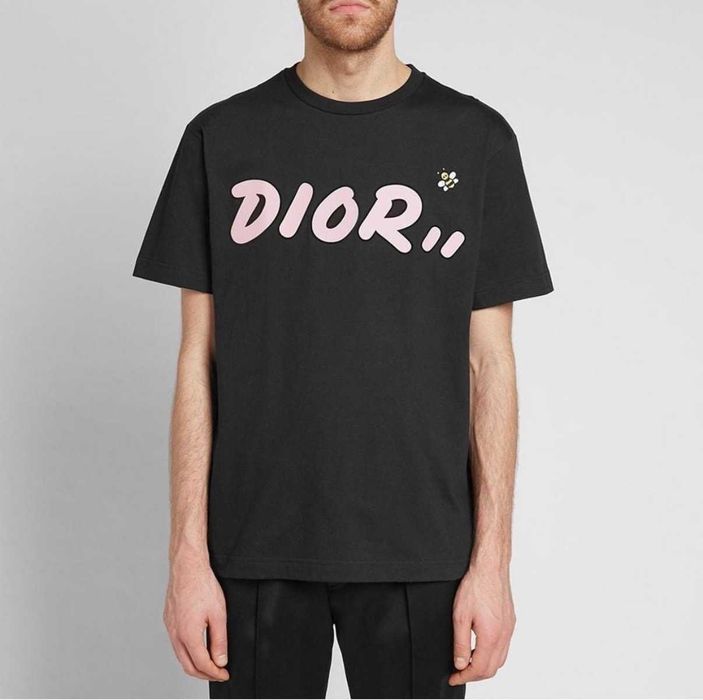 Тениска Dior x KAWS