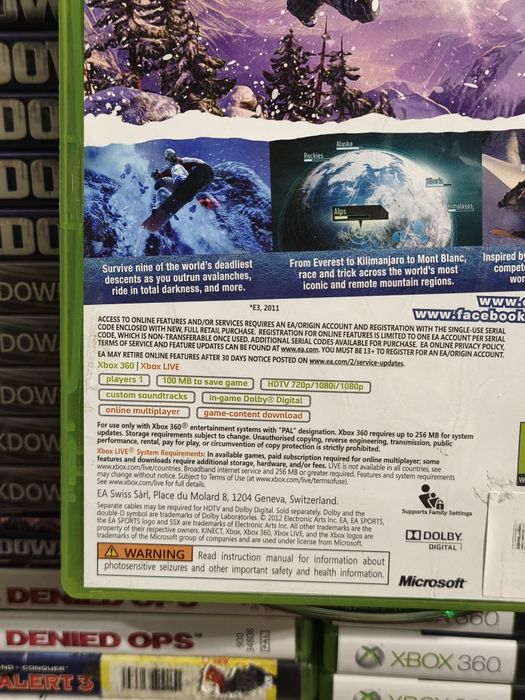Joc/jocuri SSX Xbox360/Xbox One