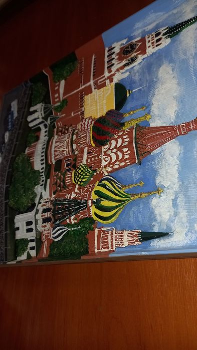 Картина резная из дерева