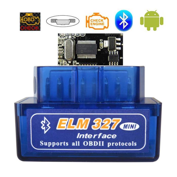 Диагностика автомобил кола OBD II ELM 327,версия 1.5 OBD