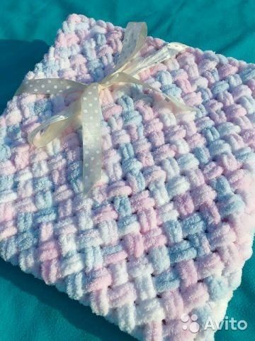 Изготовление пледов Alize Puffy