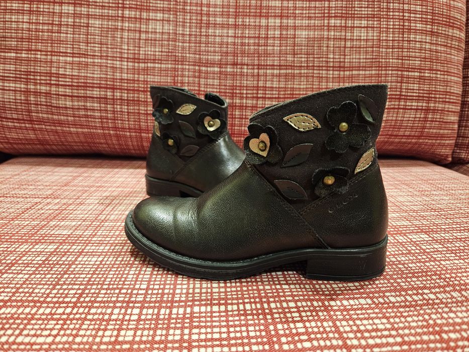 Geox 28 cizme, cizmulite, ghetute fetite piele