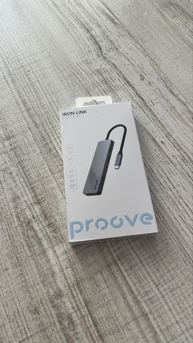 USB-C хъб Proove Iron Link 5в1 (HDMI, USB 3.0, PD) - нов, запечатан