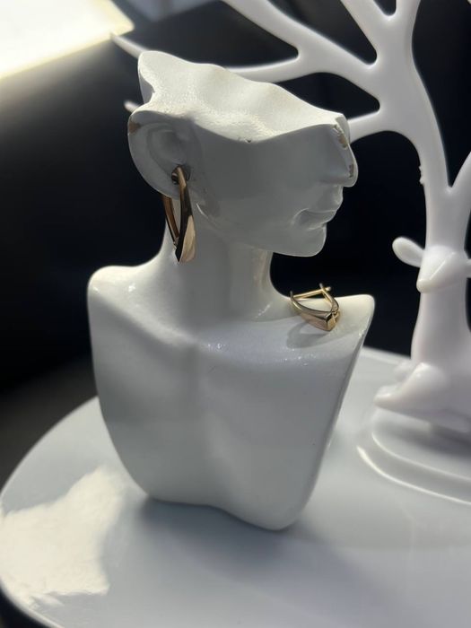 Золотые серьги/BariBarShop/0•0•12
