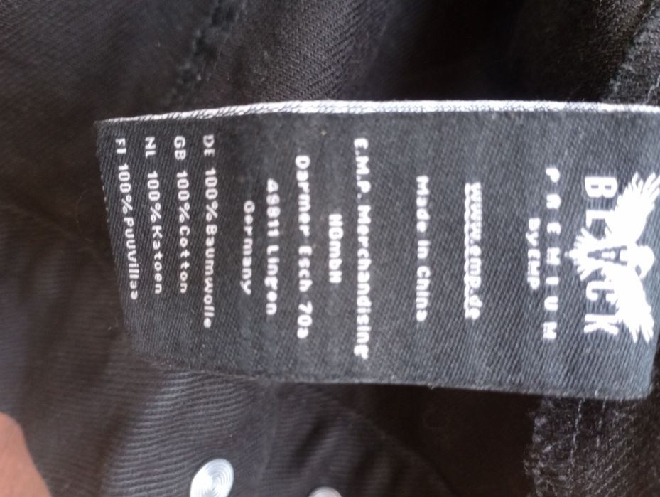 Vestă punk rock Black Premium Ramones M.Manson  Nirvana