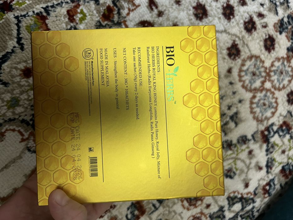 Royal King Honey BIO-HERBS 100% Оригинал