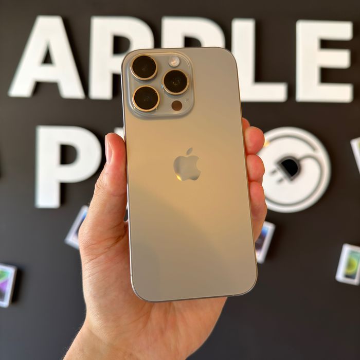 iPhone 16 Pro 256Gb Natural Titanium 93% + 24 Luni Garanție / Apple Plug