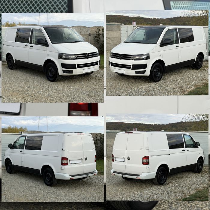 Volkswagen Transporter T5 - Facelift - Lung / Scurt - 3 L + Marfa - 2.0 TDI - Euro 5 - Navigatie - A/C - Senzori parcare -Pilot automat -Computer bord