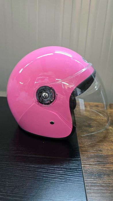 Casca moto/scuter unisex, marime universala, Roz