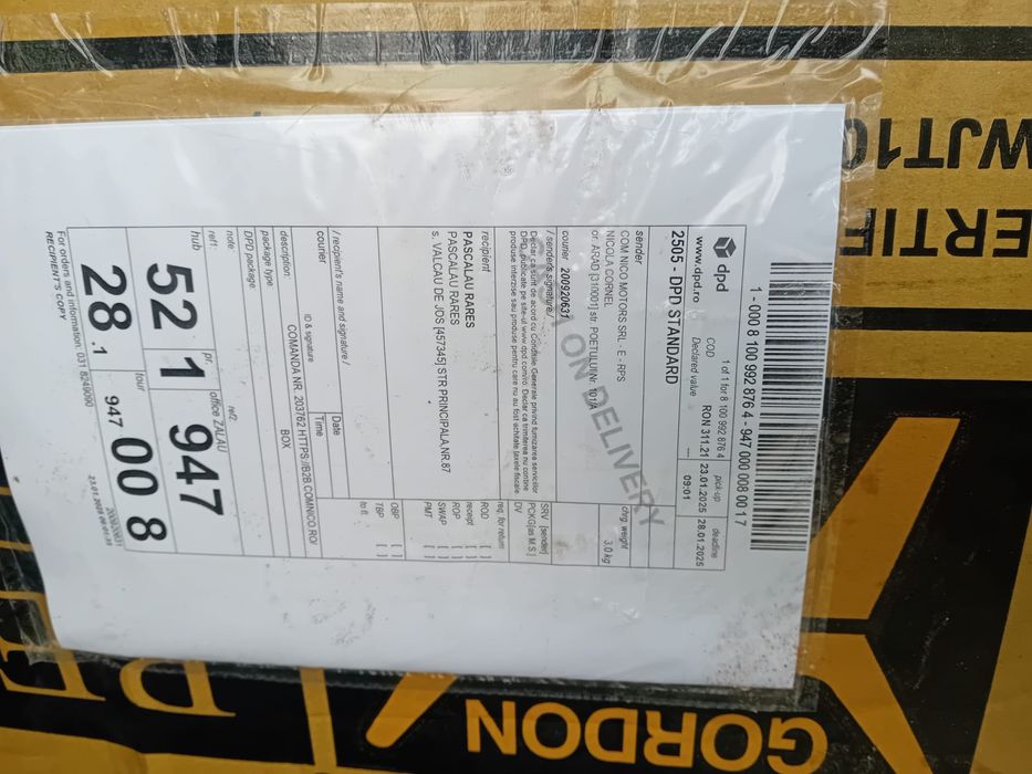 Aripa noua, izolata și suport far golf 6, 1.6. tdi kombi