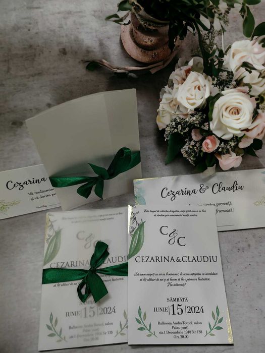 Invitatii de nunta, botez si alte accesorii