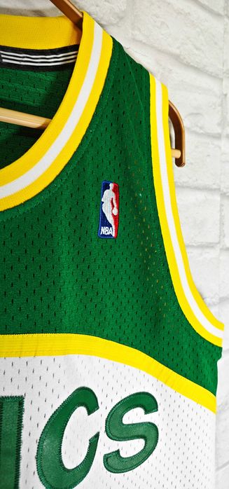 SALE% Adidas Seattle SuperSonics Kemp #40 Hardwood Classics Swingman Баскетболна тениска размер S
