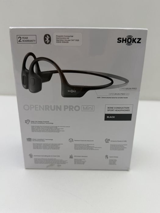 Căști wireless Shokz OpenRun Pro Mini, negre – NOI!