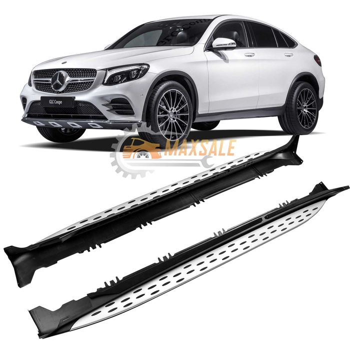 Степенки джип прагове Mercedes X253 GLC (16-19) Мерцедес Х253 ГЛЦ