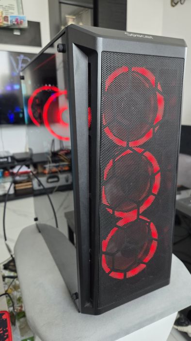 PC Gaming i5 9500-6core /RX580-8GB ddr5 / 16GB DDR4+ SSD + HDD + Monitor 24” + Tastatură + Mouse