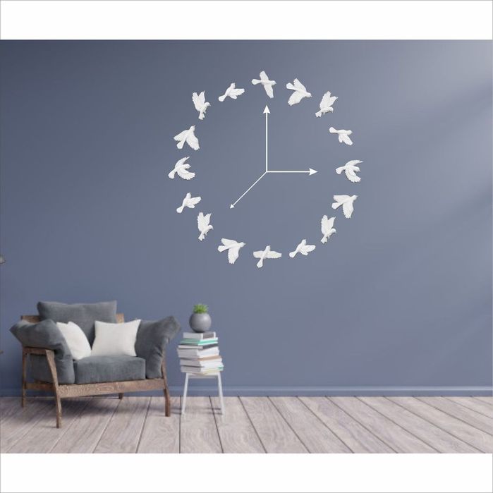 Стая птиц - это настенный декор для дома, офиса, салона
