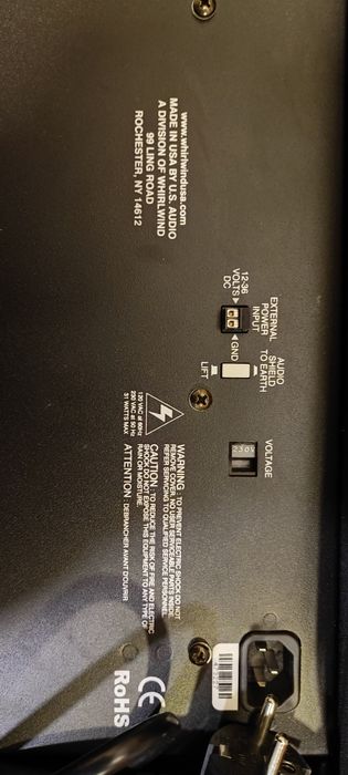 US audio whirlwind presspower 2