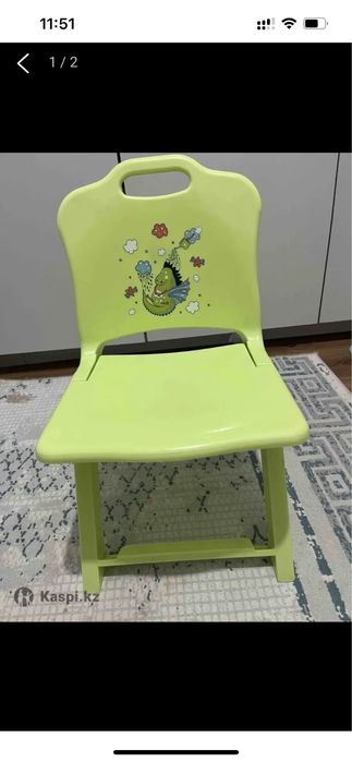 Стульчик детский пластиковый.