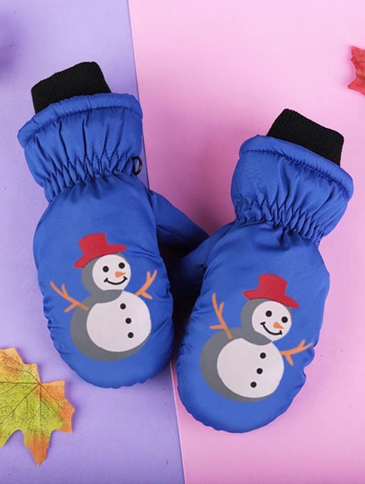 Варежки детские, на возраст от 3-10 лет