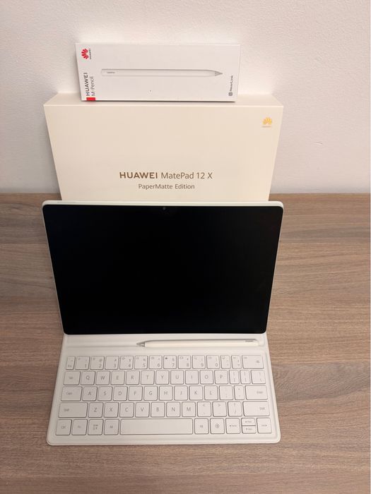 Huawei MatePad 12 X PaperMatte Edition – Husa originală cu tastatură + Huawei M-Pencil 3 rd generation.