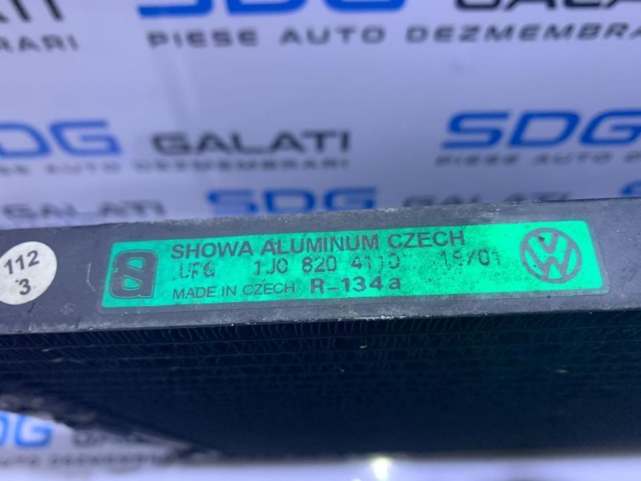 Radiator AC / Clima Audi A3 8L 1.6 8v SR/ 1.6 16V 1996 - 2003 COD : 1J0 820 411 D / 1J0820411D