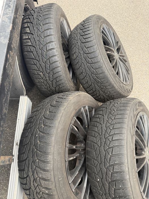 Jante bmw R16 cu anvelope 195/55/16 m+s