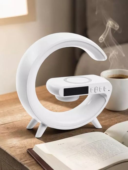 Tungi chiroq Smart Simsiz Zaryadlash Lampasi + Bluetooth karnayi bilan