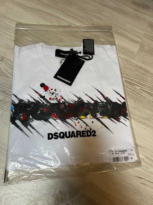 Dsquared2 tricouri XL, retail 335 euro