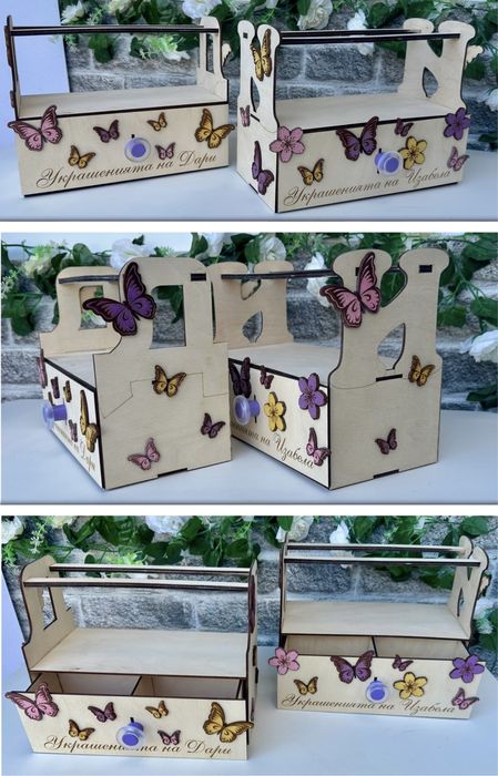 Поставка за диадеми с чекмедже за аксесоари